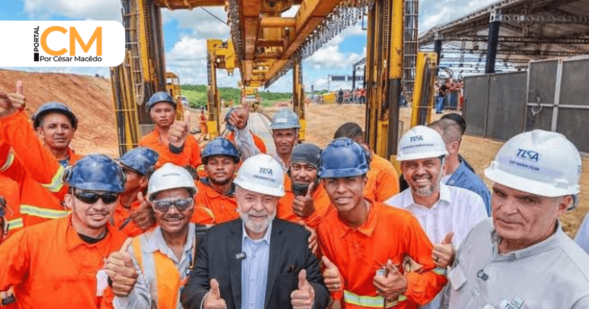 Lula desembarca no Ceará nesta sexta (18) para visitar obras da Transnordestina