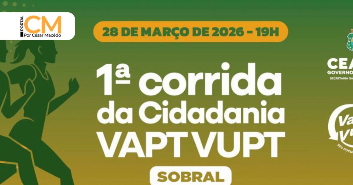 Sobral recebe sua primeira corrida da Cidadania Vapt Vupt