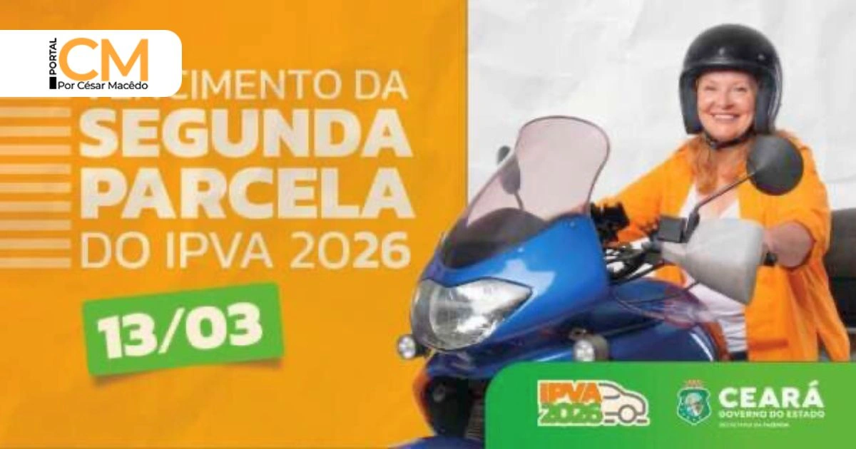 IPVA 2026: 2ª parcela vence nesta sexta-feira (13)
