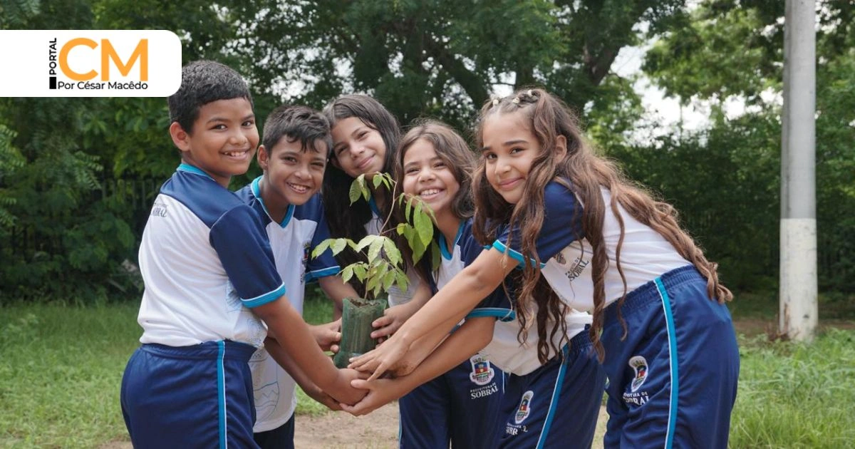 Projeto Fiscais Ambientais Mirins leva educação ambiental para escolas municipais de Sobral