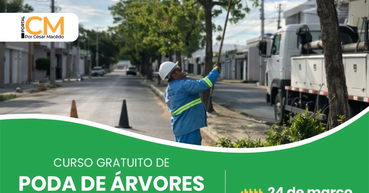 Curso Gratuito de Capacitação em Poda de Árvores