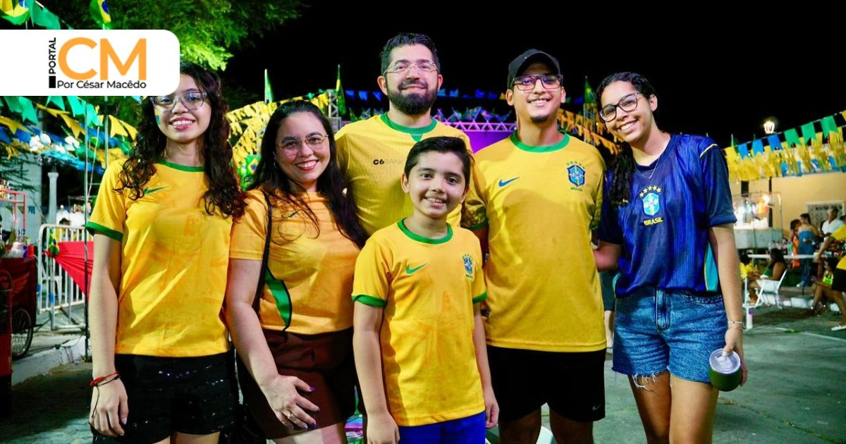 ARENA SOBRAL NA COPA MOVIMENTA PRAÇA DO THEATRO SÃO JOÃO COM ESPORTE, MÚSICA E TORCIDA PELO BRASIL