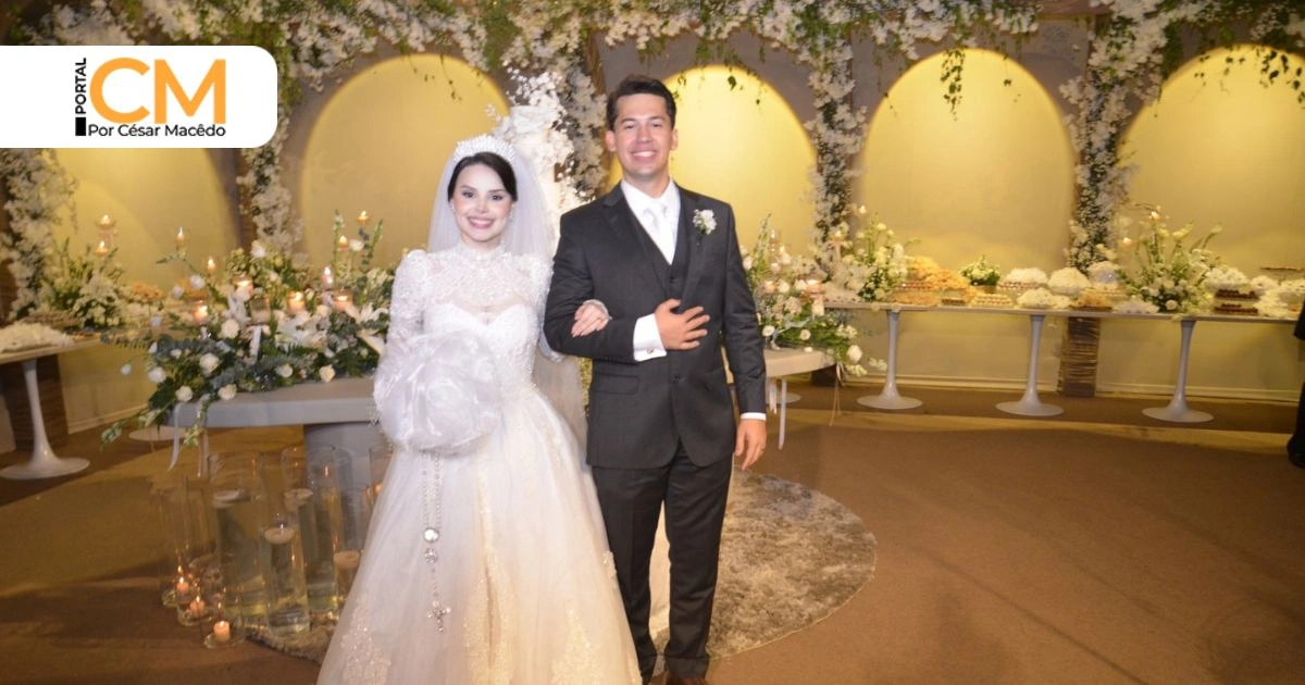 Amor, emoção e celebração marcaram o casamento de David Arruda e Tainá Arruda neste fim de semana em Sobral!
