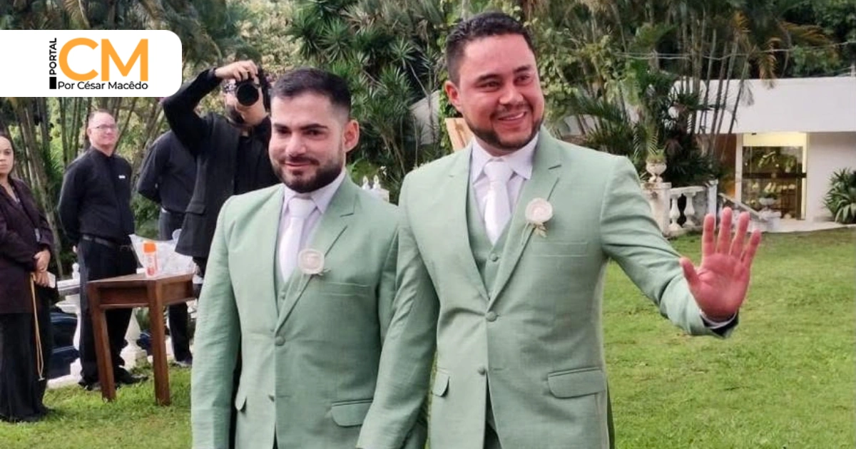 O Casamento de muito requinte e sofisticação, o famoso sim do Dr Joaquim Júnior e Diego Cunha, na cidade maravilhosa Rio de Janeiro após dois anos de namoro