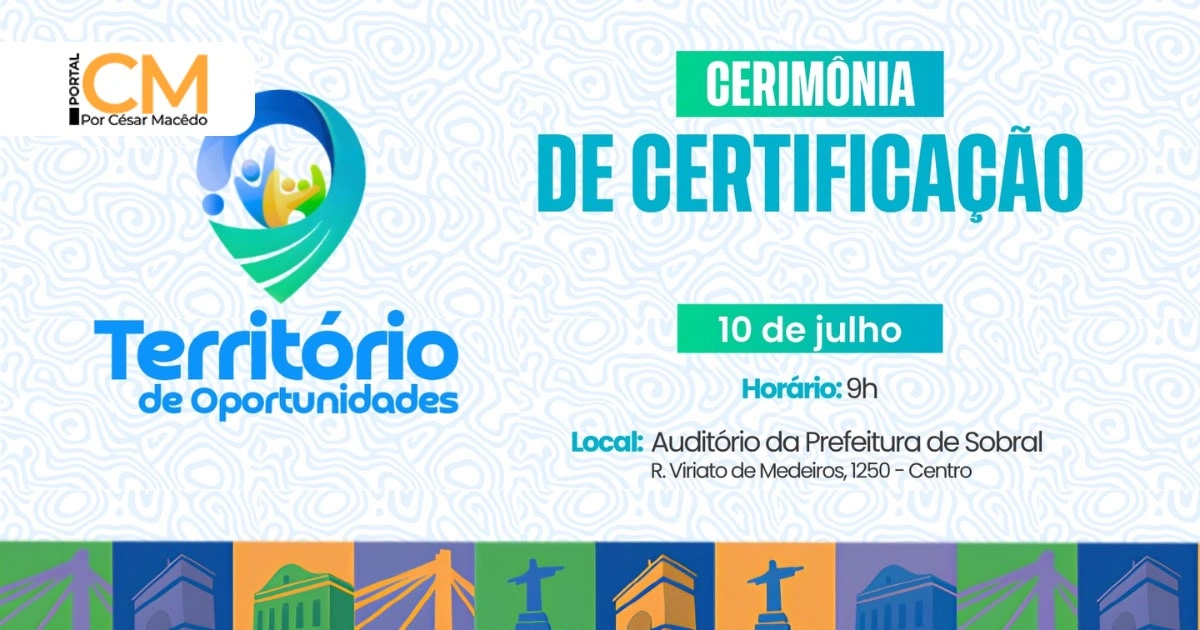 Território de Oportunidades conclui primeira etapa de cursos profissionalizantes com cerimônia de certificação
