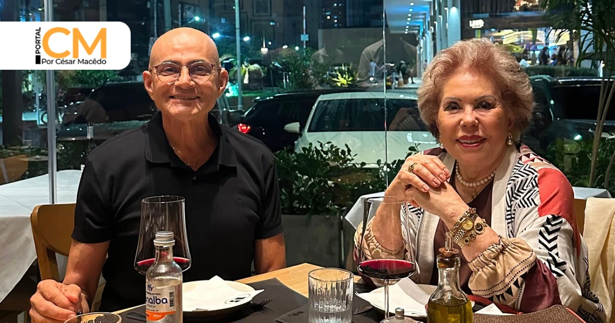 Jantar com minha preciosa amiga dona Marieta Ramos