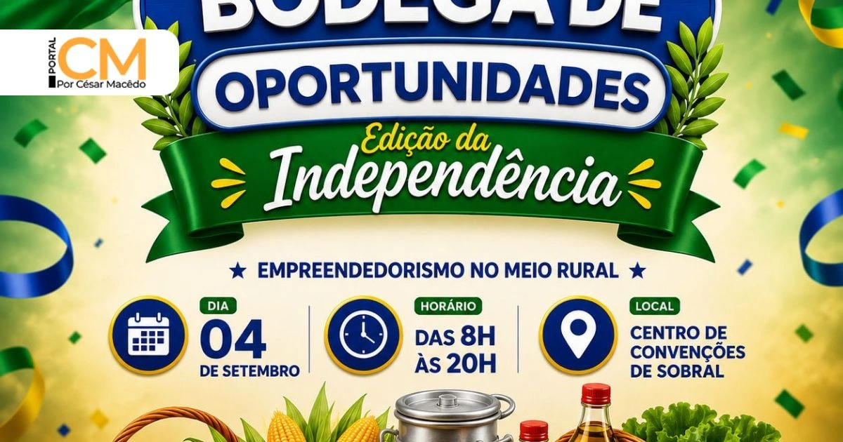 Sobral realiza edição especial da Bodega de Oportunidades em alusão à Independência do Brasil
