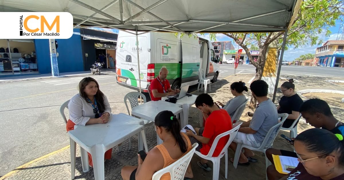 Feira da Empregabilidade realiza 64 atendimentos e leva oportunidades de trabalho aos distritos de Sobral