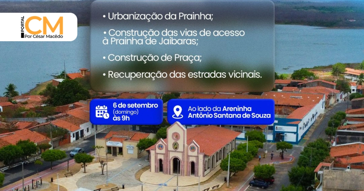 Prefeitura assina ordem de serviços para novas obras de infraestrutura e lazer em Jaibaras