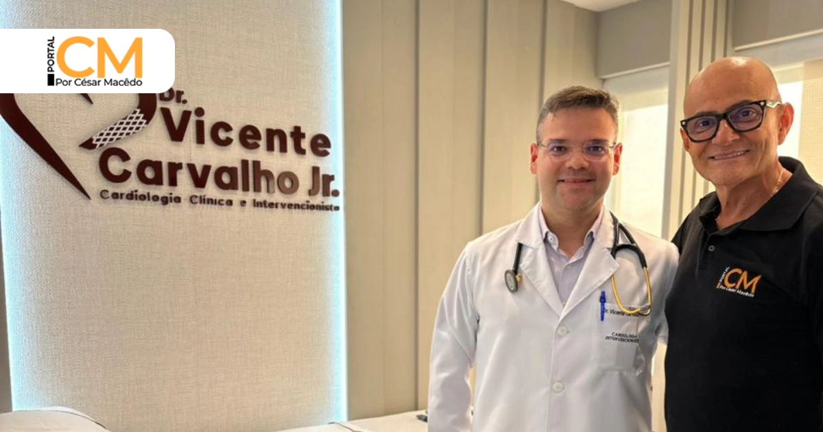 Visita ao Cardiologista Dr. Vicente Carvalho Júnior