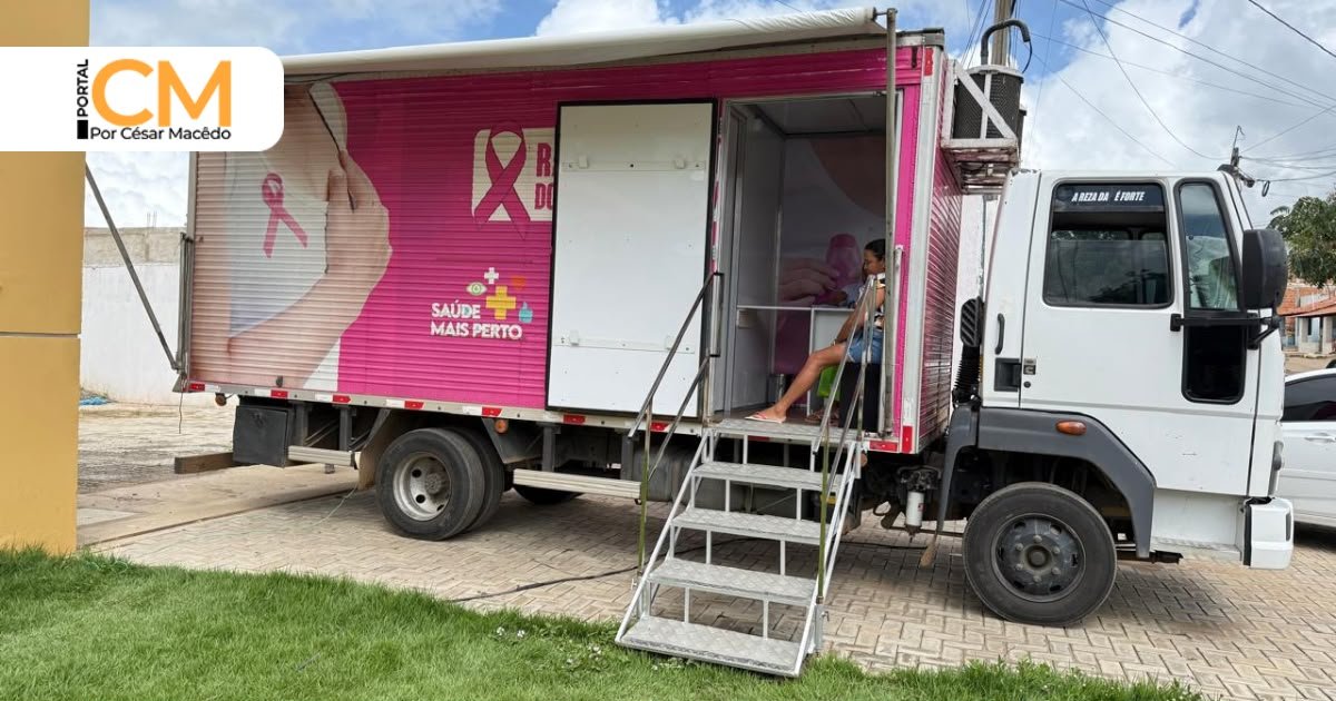 Caminhão da Mamografia realiza exames preventivos em Sobral de 22 a 24 de outubro