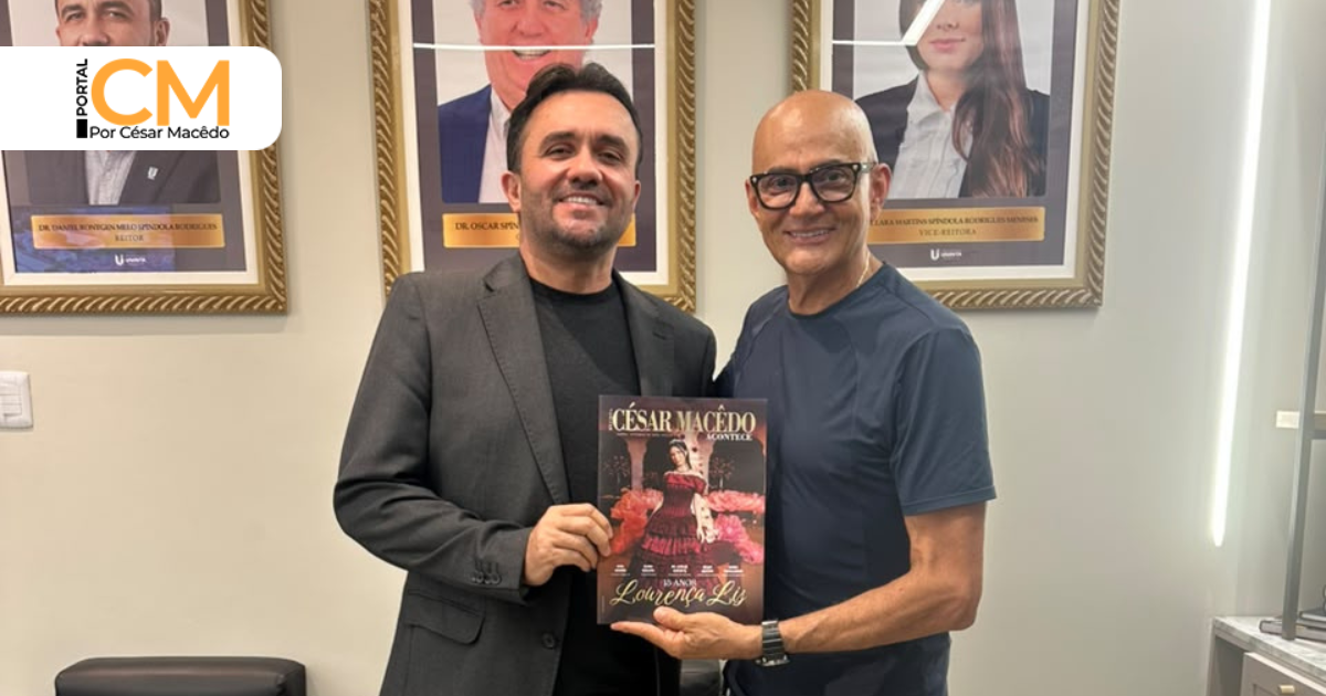 LOURENÇA LIS BRILHA NA CAPA DA NOVA EDIÇÃO DA REVISTA CÉSAR MACEDO ACONTECE