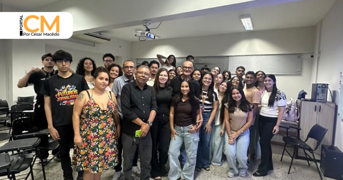 Estudantes de Jornalismo do Uninta participam de palestra sobre comunicação periférica